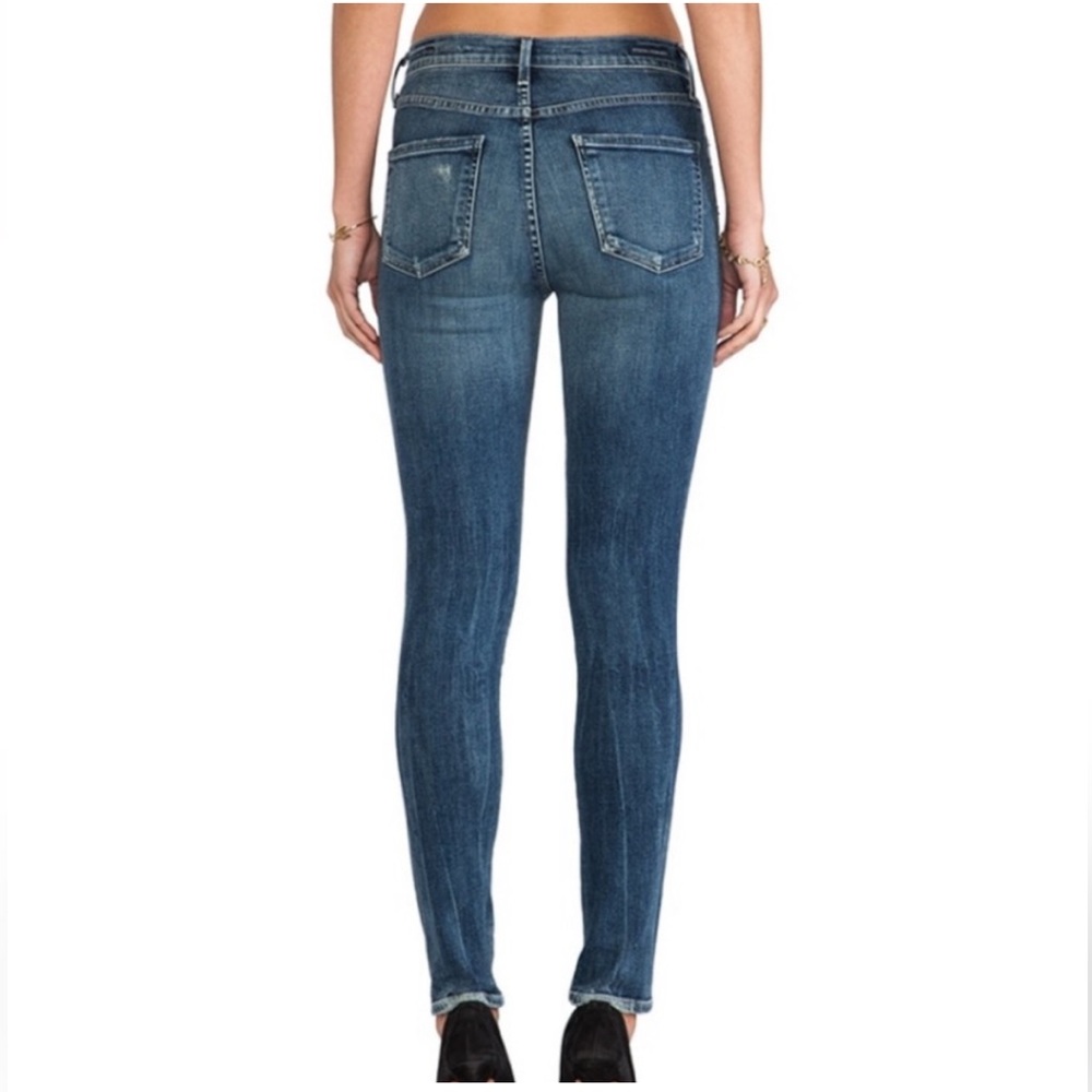 Citizens Of Humanity Distressed Skinny Jeans Size 27 Stretch Fit - Picture 3 of 10